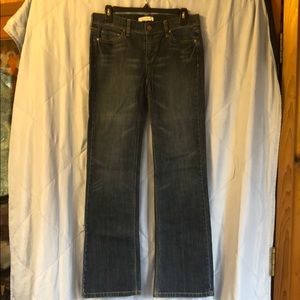 Women’s boot cut, blue jeans